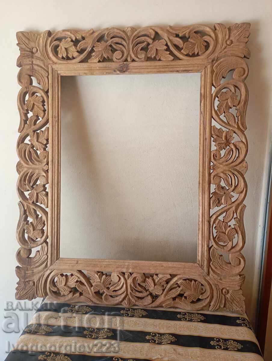 Ramă vintage pentru tablou, oglindă