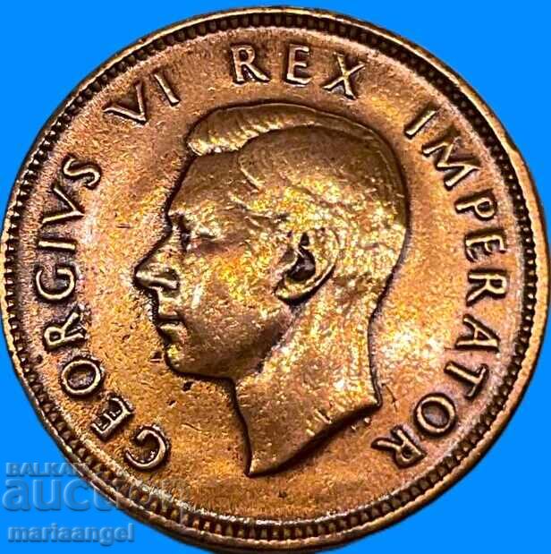 1/2 пени 1938 Южна Африка Джордж VI специален сплав - 6