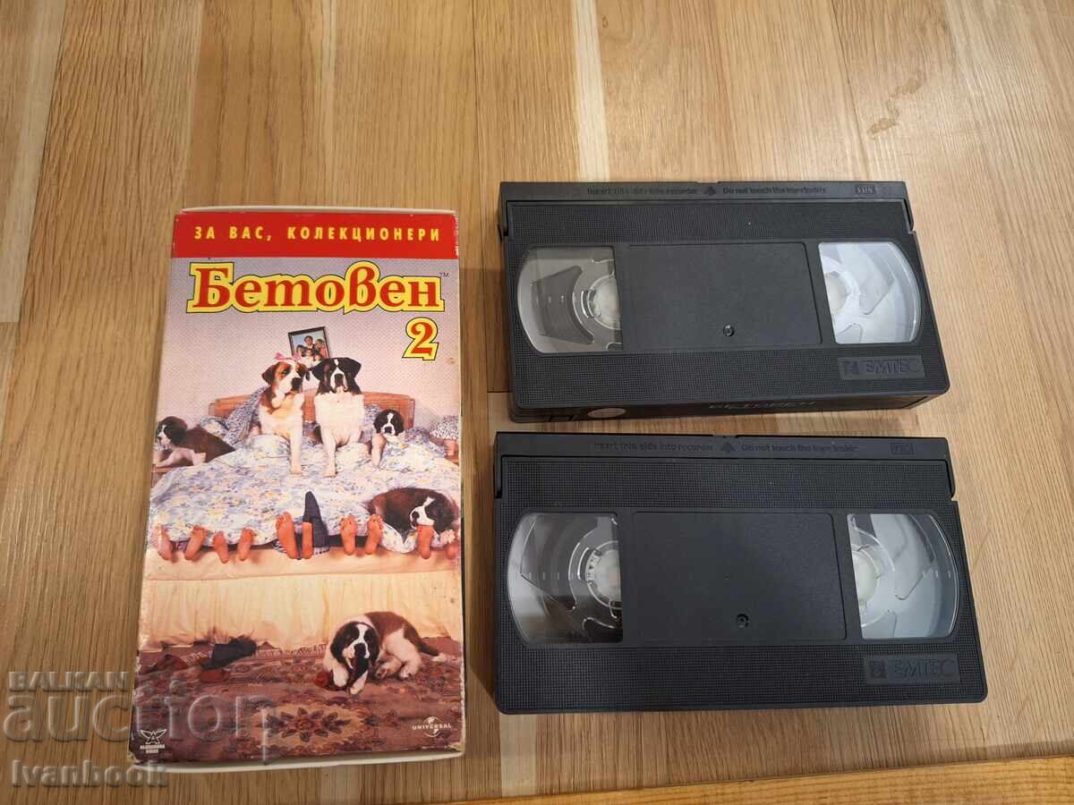 Casetă video VHS - Beethoven 1 și 2