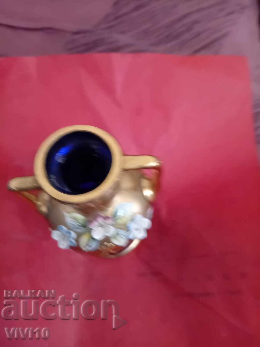 Licitație Vază veche Bohemia 12 cm