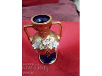 Antique Bohemia vase 12cm