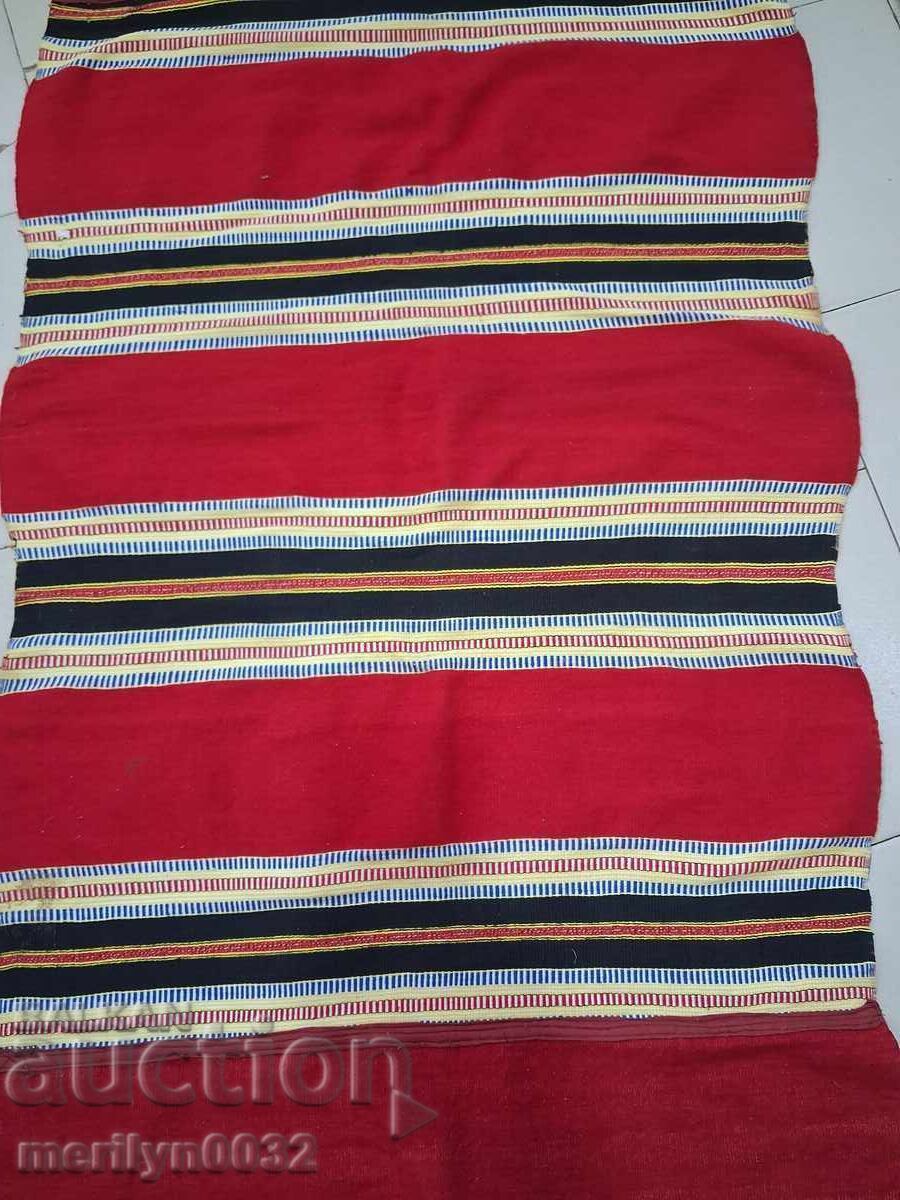 Hand-woven rug bridal mat dowry early 20th century Hand-woven rug bridal mat dowry early 20th century