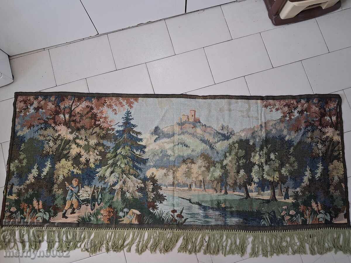 Covor vechi de perete scoarță panou covoraș tablou cu preț € 42.63 | 83.38 BGN