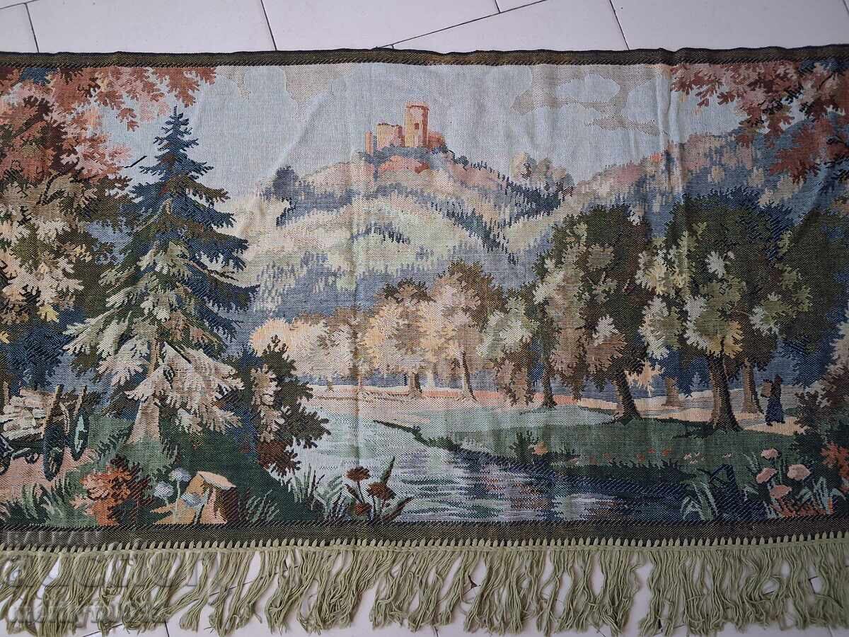Covor vechi de perete scoarță panou covoraș tablou