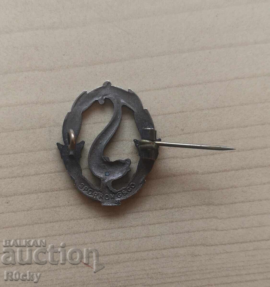 Licitație Insignă suedeză din anii 1930 Sporrong & Co Licitație Insignă suedeză din anii 1930 Sporrong & Co