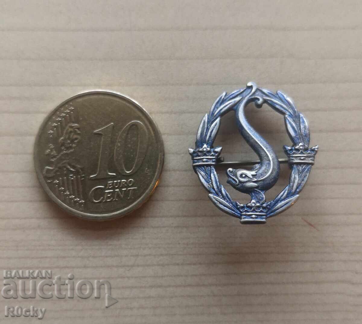 Insignă suedeză din anii 1930 Sporrong & Co Insignă suedeză din anii 1930 Sporrong & Co