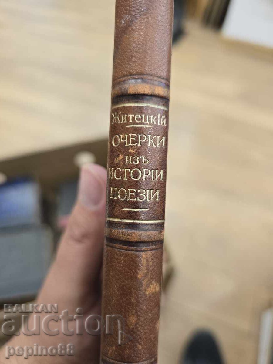 Essays on the History of Poetry Kiev 1906 with price € 6.00 | 11.74 BGN