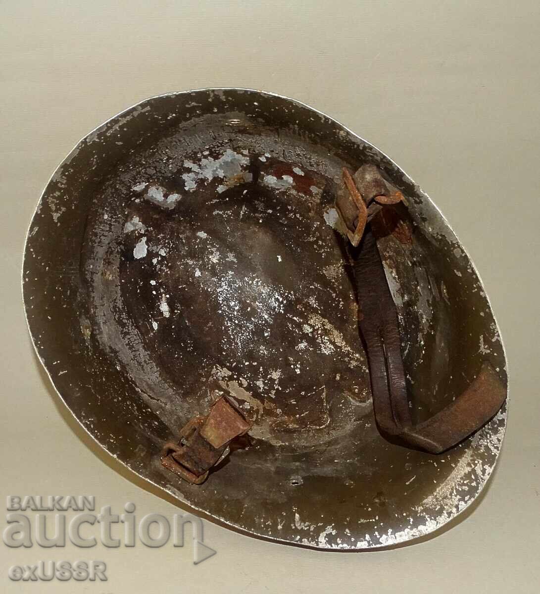 Vintage Bulgarian M36 aluminum helmet - 6 Vintage Bulgarian M36 aluminum helmet - 6