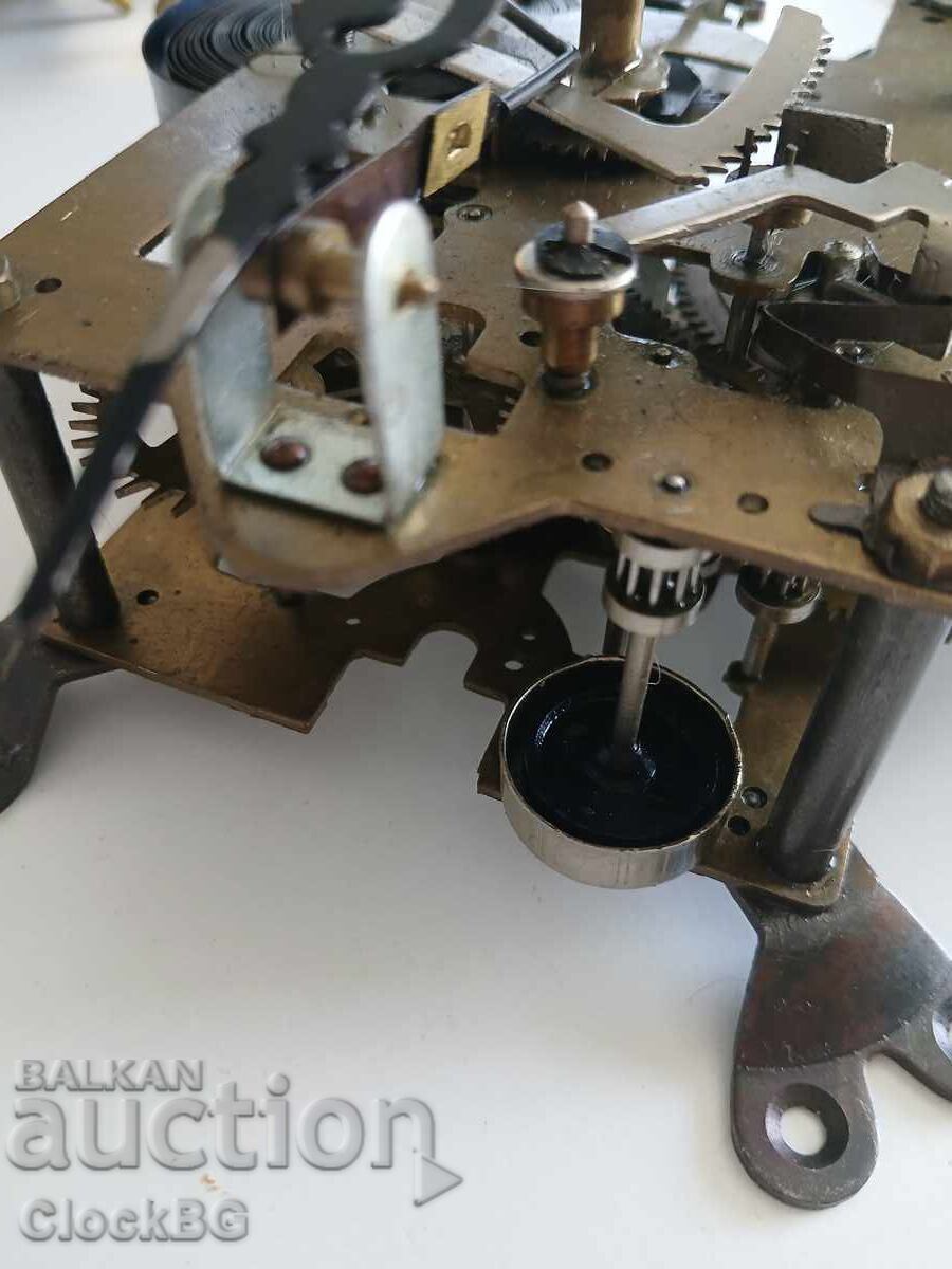 antique German clock movement - 5