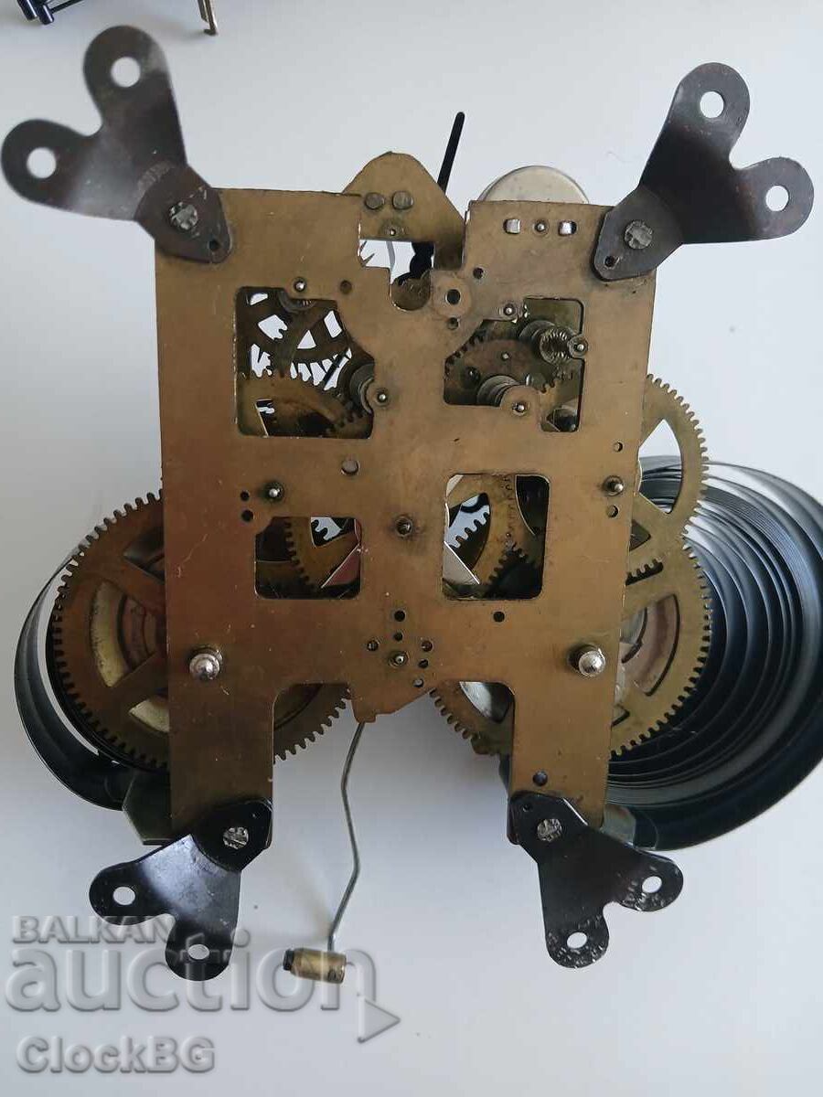 antique German clock movement