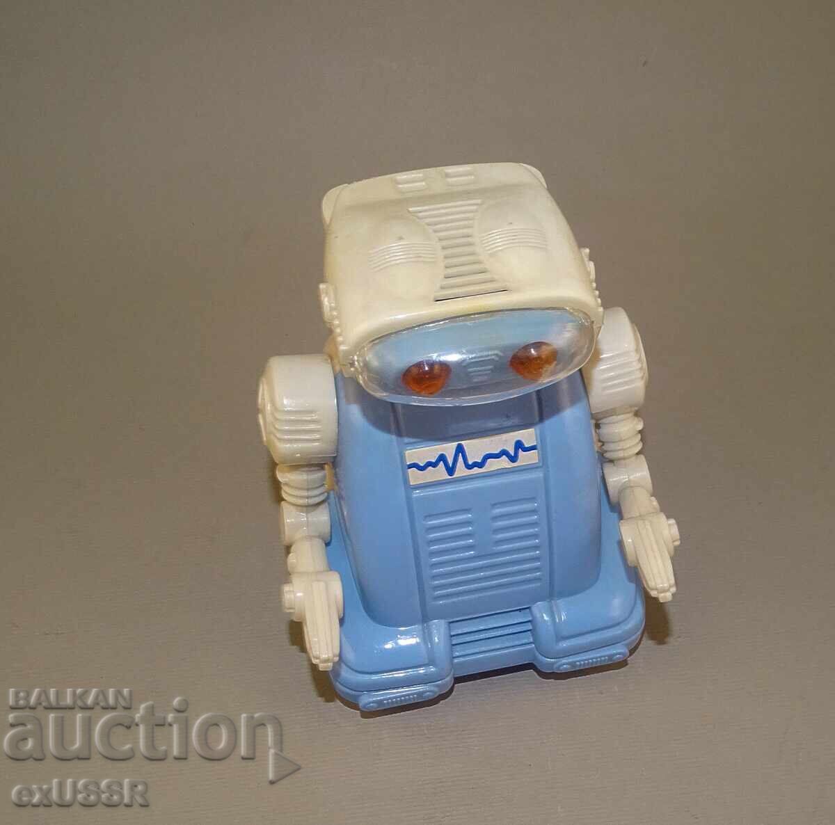 Jucărie robot veche Taiwan anii '80 cu preț € 20.00 | 39.12 BGN Jucărie robot veche Taiwan anii '80 cu preț € 20.00 | 39.12 BGN