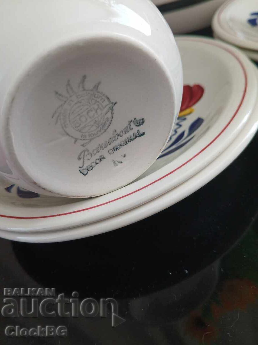 Royal Boch 6 cups & saucers with price € 11.99 | 23.45 BGN