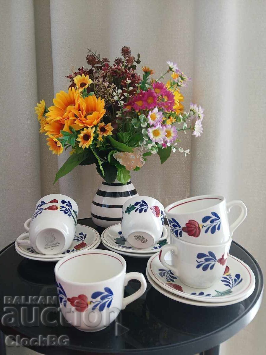 Royal Boch 6 cups& plates Royal Boch 6 cups& plates