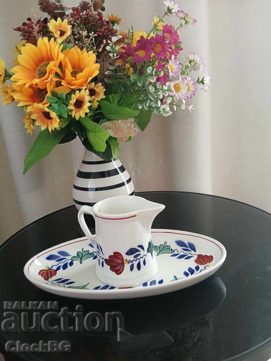 Set de zaharniță și lăptieră vintage Royal Boch