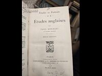 Paul Bourget Etudes et Portraits Etudes anglaises 1906