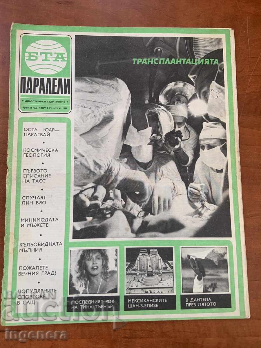 REVISTA "BTA PARALELI" NR. 23/1988 REVISTA "BTA PARALELI" NR. 23/1988
