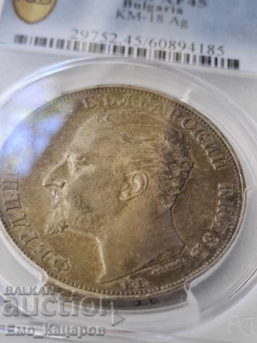 5 BGN 1894 Ferdinand 1 με τιμή € 126.00 | 246.44 BGN