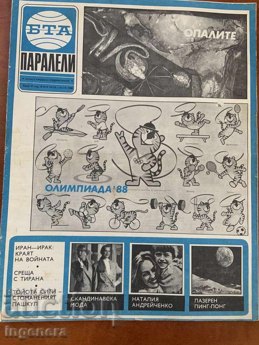 REVISTA "BTA PARALELI" NR. 37/1988 REVISTA "BTA PARALELI" NR. 37/1988