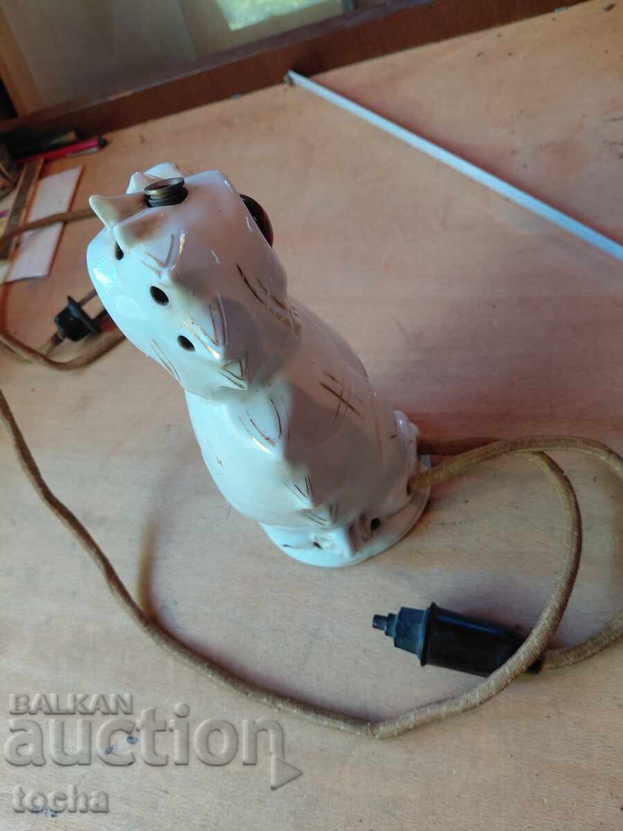 Lampă veche nr. 15, porțelan, funcțională - 5