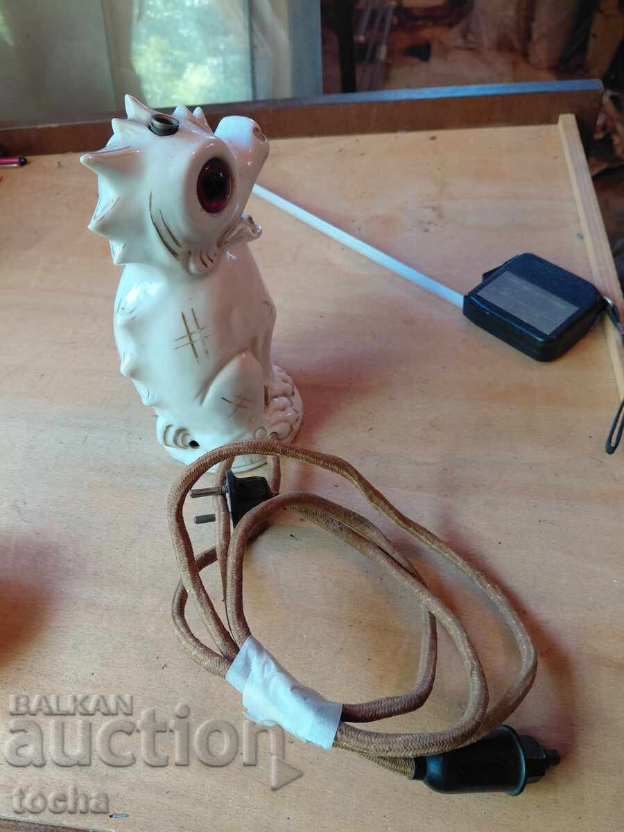 Lampă veche nr. 15, porțelan, funcțională - 6