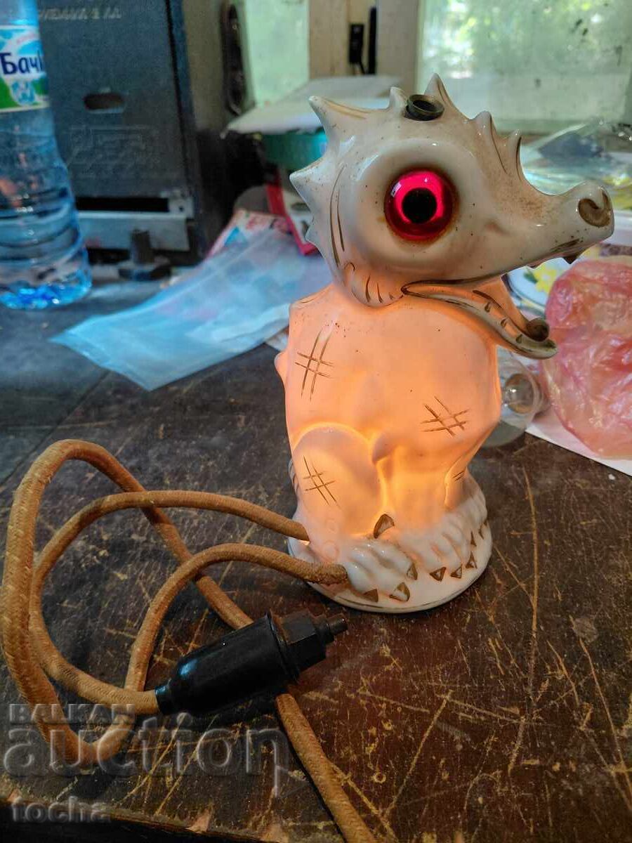 Lampă veche nr. 15, porțelan, funcțională - 7