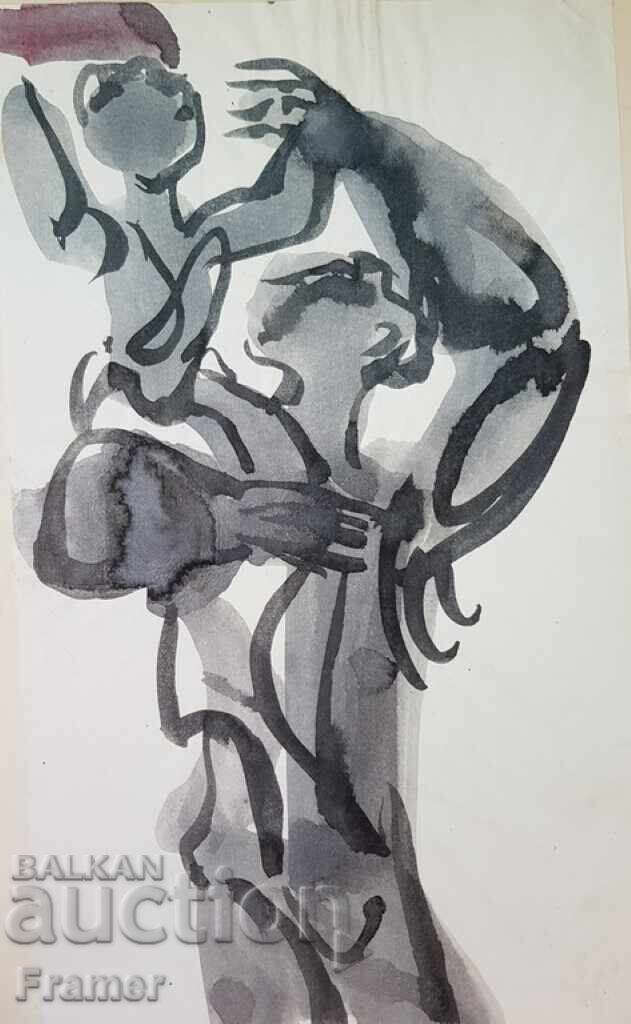 Αθανάς Γιαράνοφ (1940-1988) Πατρότητα - Δεκαετία του 1970 με τιμή € 490.00 | 958.36 BGN Αθανάς Γιαράνοφ (1940-1988) Πατρότητα - Δεκαετία του 1970 με τιμή € 490.00 | 958.36 BGN