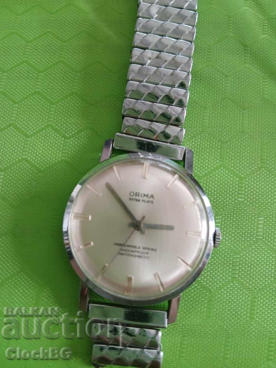 Винтидж швейцарски часовник Orima Extra Plate с цена € 5.00 | 9.78 лв.
