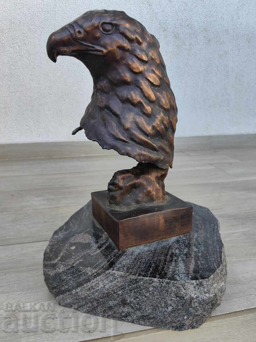 AVANS! 21.300 KG FIGURINĂ DIN CUPRU VULTUR STATUETĂ SCULPTURĂ AVANS! 21.300 KG FIGURINĂ DIN CUPRU VULTUR STATUETĂ SCULPTURĂ