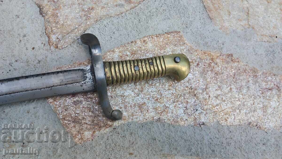 Licitație BAIONETĂ FRANCEZĂ M 1842 - RARĂ Licitație BAIONETĂ FRANCEZĂ M 1842 - RARĂ