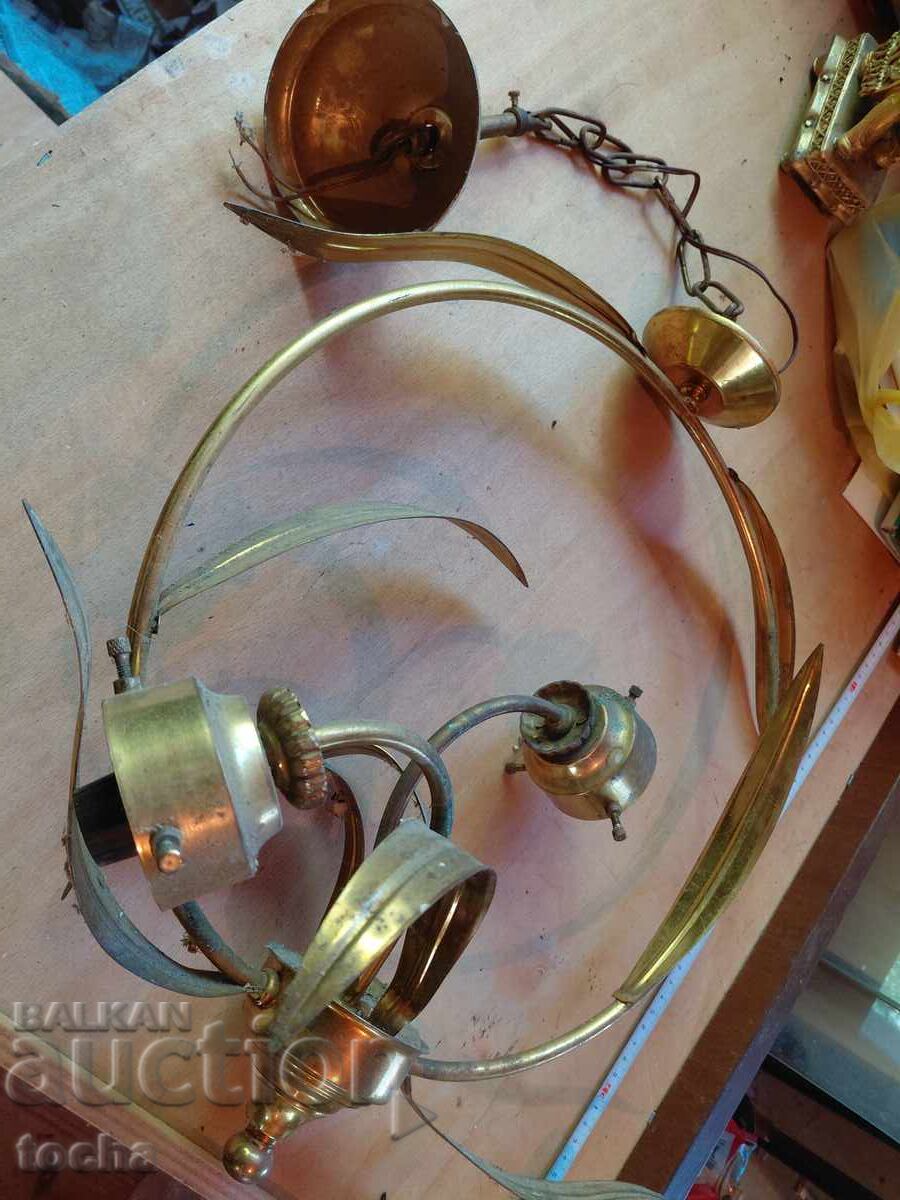 Lampă veche din secolul al XVIII-lea, candelabru - 5