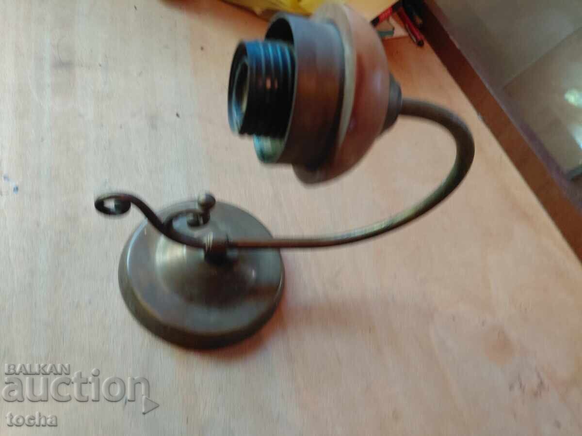 Livrarea Lampă veche din secolul al XIX-lea, alamă/bronz