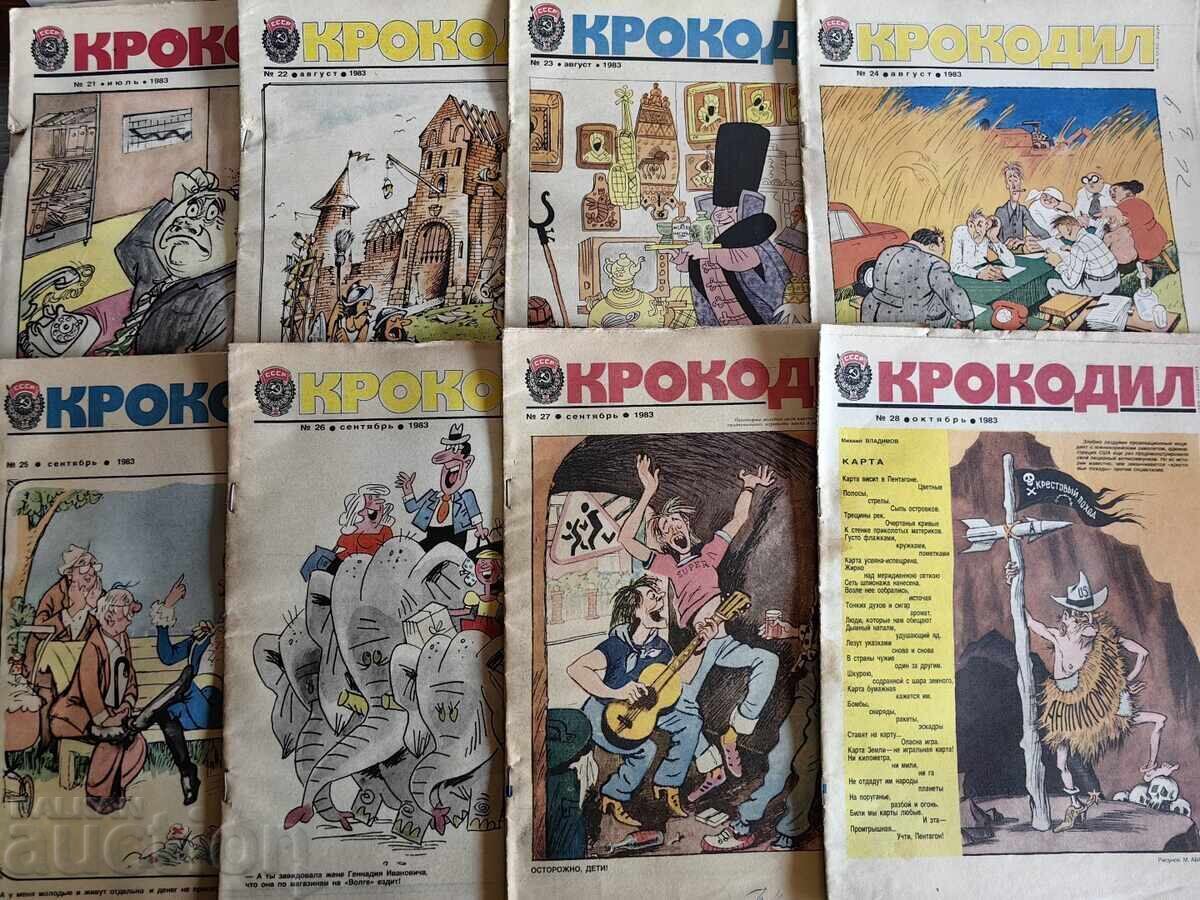 Livrarea 1983 LOT 60 REVISTE KROKODIL URSS
