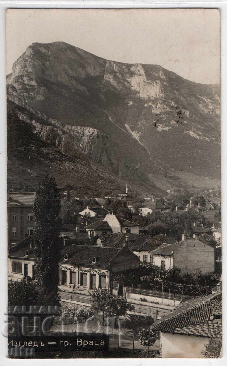 Bulgaria, View from Vratsa, RPPC, postally used, 1927