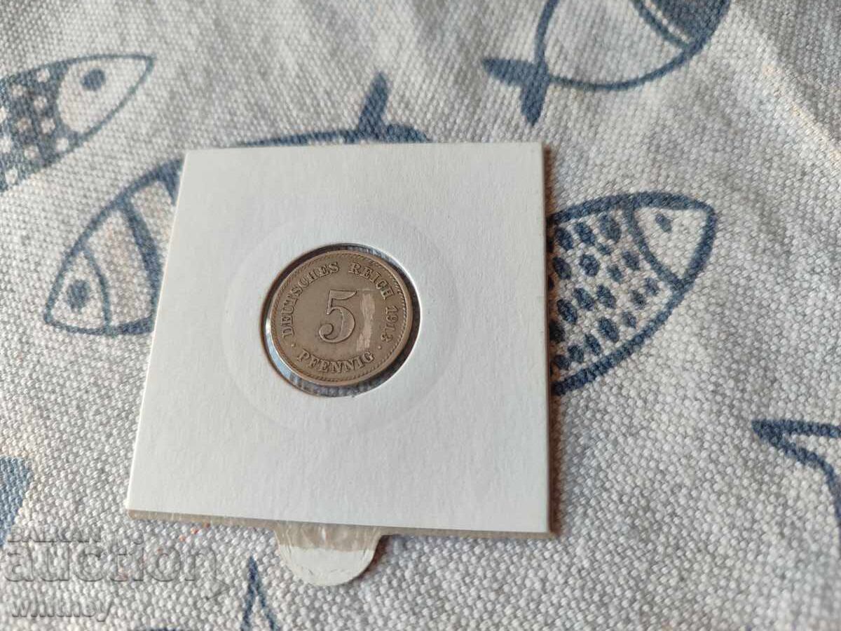 5 pfenigi 1913 5 pfenigi 1913
