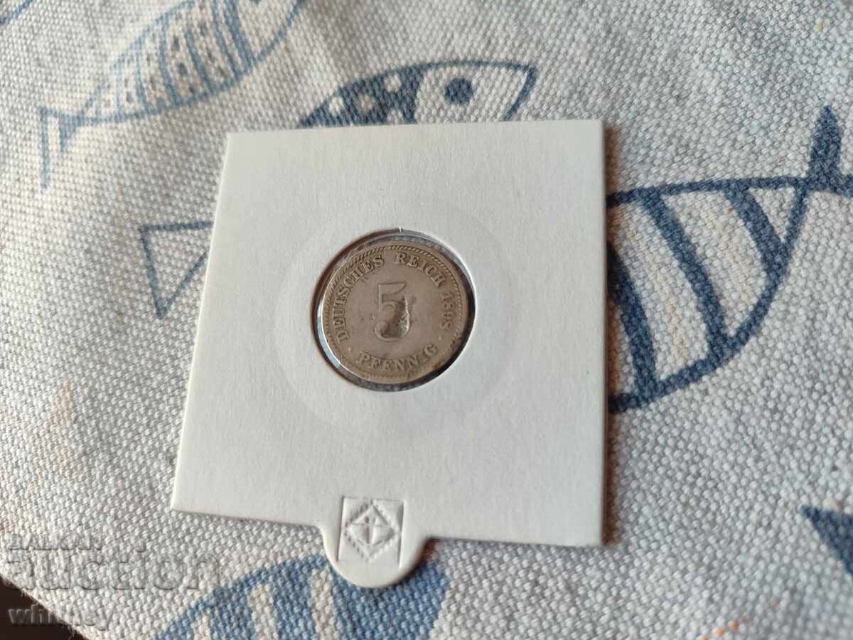 5 πφένιγκ 1898 5 πφένιγκ 1898