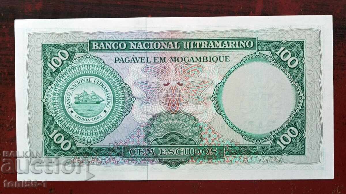 Мозамбик -Португалски 100 ескудос 1961 UNC с цена € 1.20 | 2.35 лв.