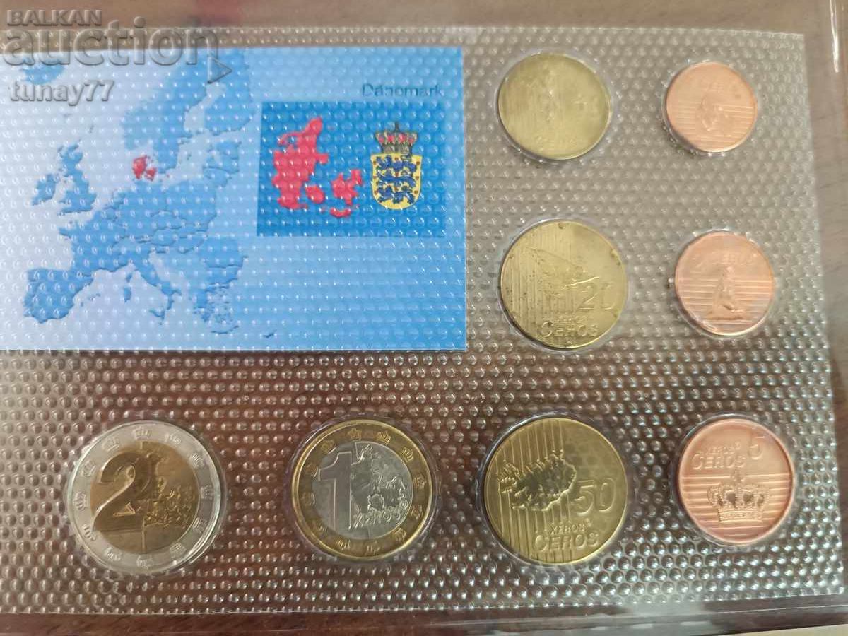 Delivery of Numismatic set with Danish euro trial coins