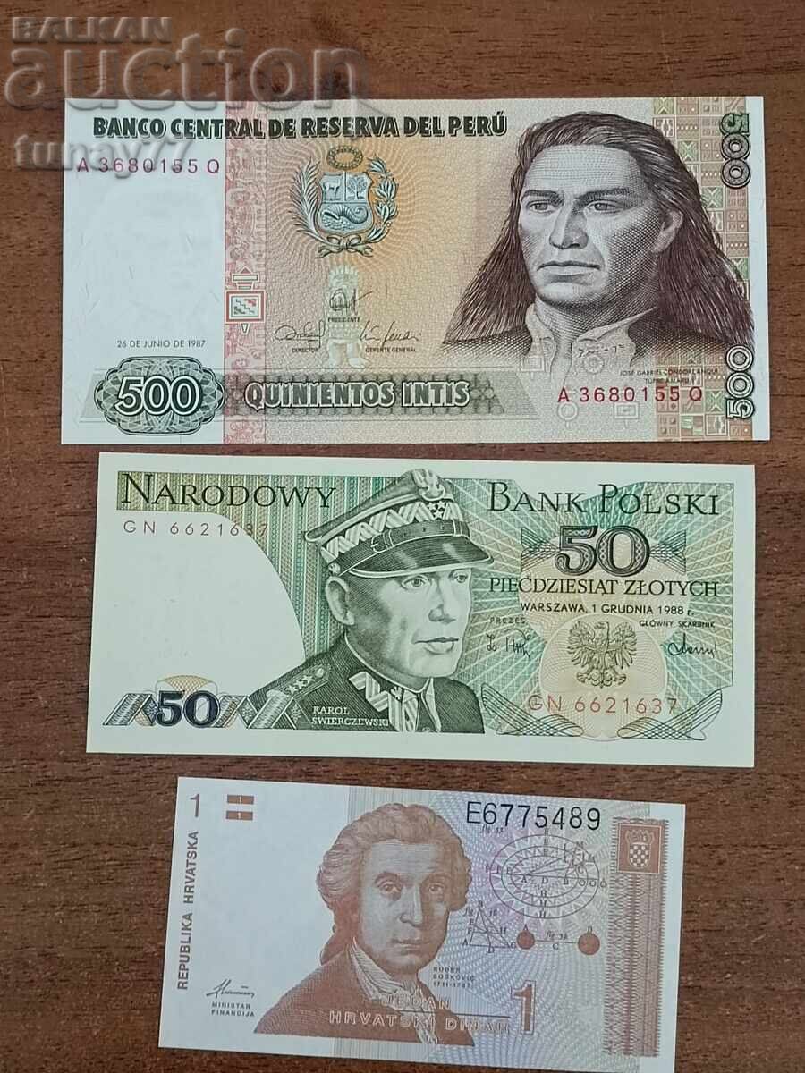 LOT of banknotes for collection UNC