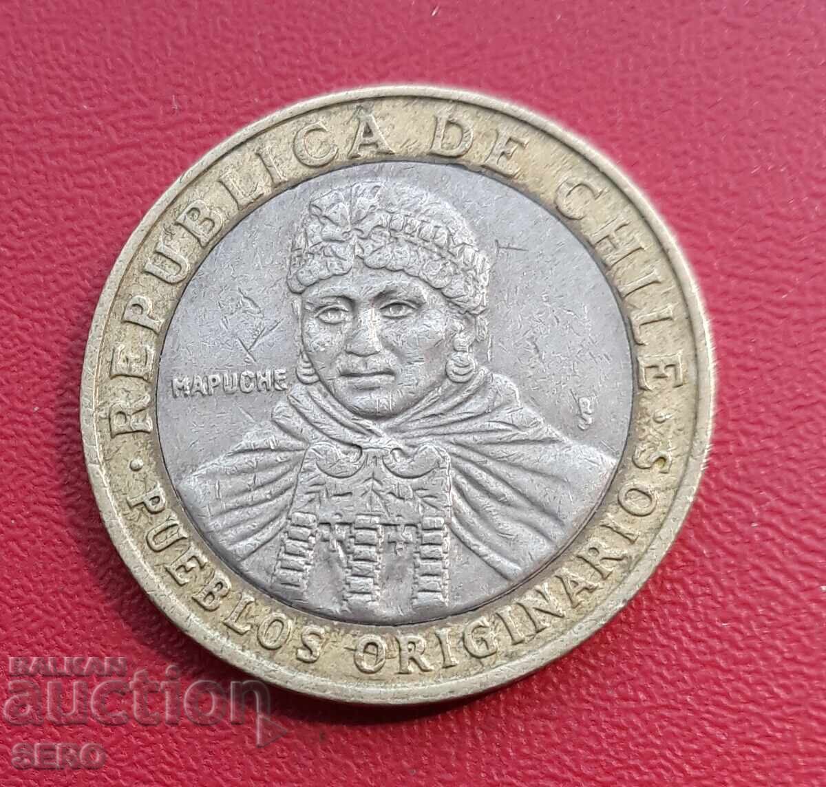 Chile-100 pesos 2010 cu preț € 0.20 | 0.39 BGN