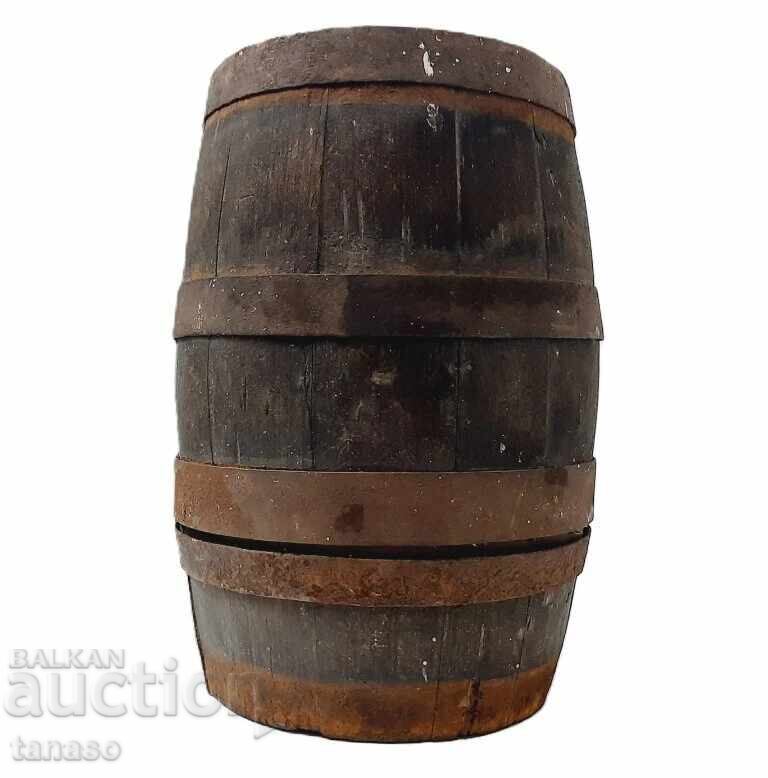 Livrarea Butoi vechi din lemn, butoiaș, decor rustic