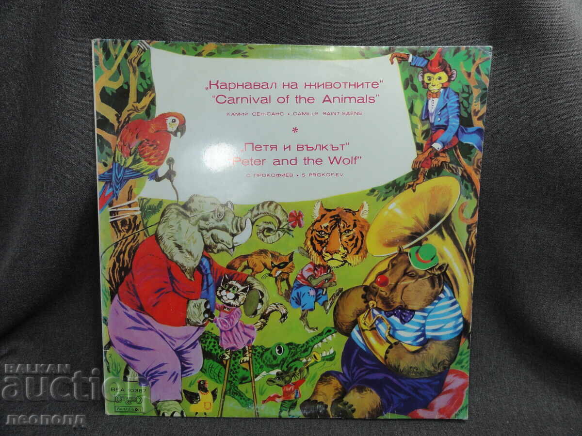 BZC OLD RETRO LONG-PLAYING VINYL RECORD BALKANTON