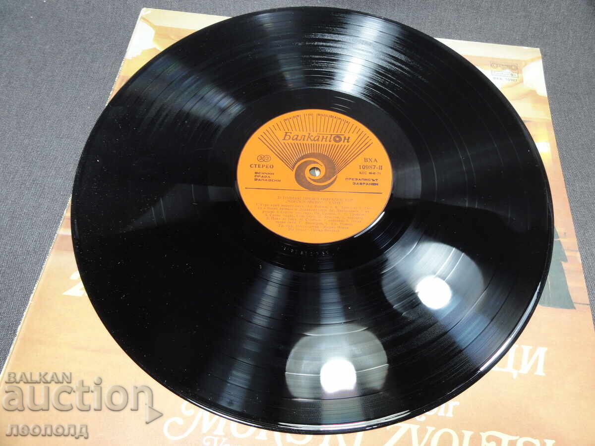 Delivery of BZC OLD RETRO LONG-PLAYING VINYL RECORD BALKANTON