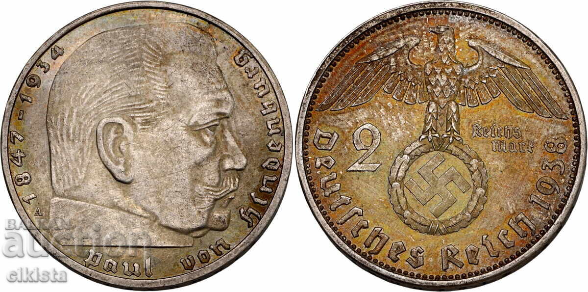 2 Reichsmark 1938 A