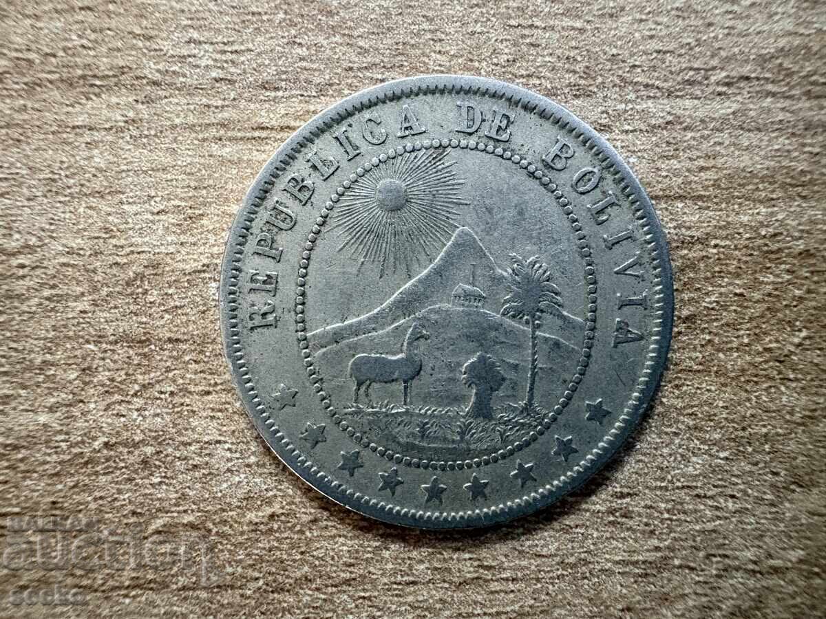 Βολιβία - 10 σεντάβος (1909) με τιμή € 1.25 | 2.44 BGN