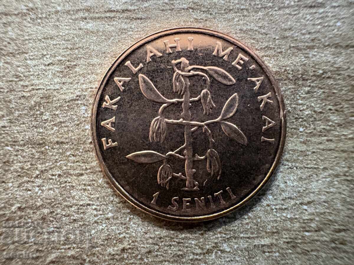 Tonga - 1 Seniti (2005)