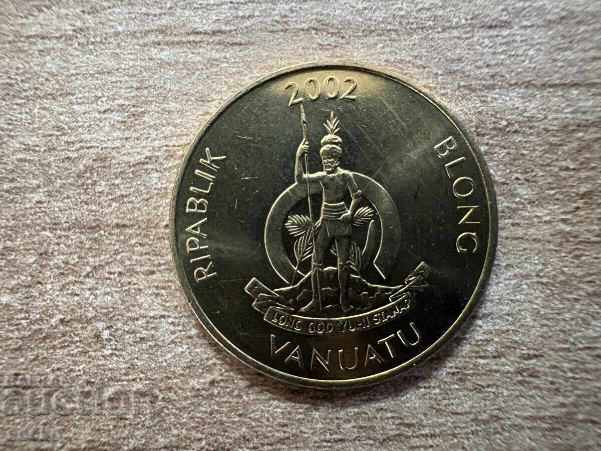 Vanuatu - 2 vatu (2002) cu preț € 0.80 | 1.56 BGN