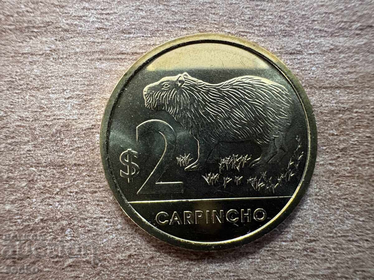 Уругвай - 2 песос (2024)