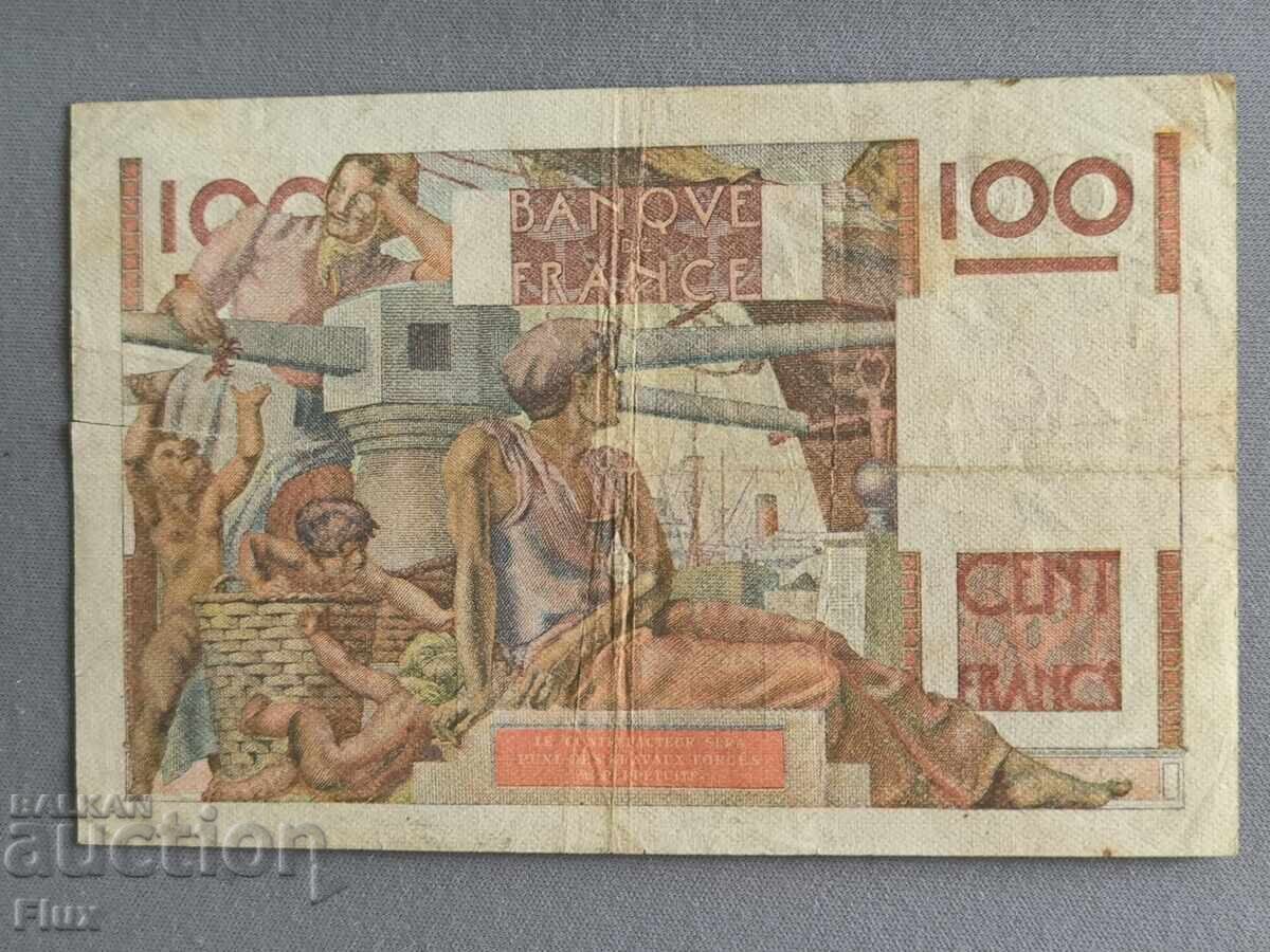 Banknote - France - 100 Francs | 1946 with price € 12.00 | 23.47 BGN Banknote - France - 100 Francs | 1946 with price € 12.00 | 23.47 BGN