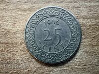 Surinam - 25 cenți (1966)