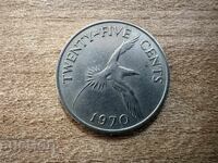 Bermuda - 25 cenți (1970)
